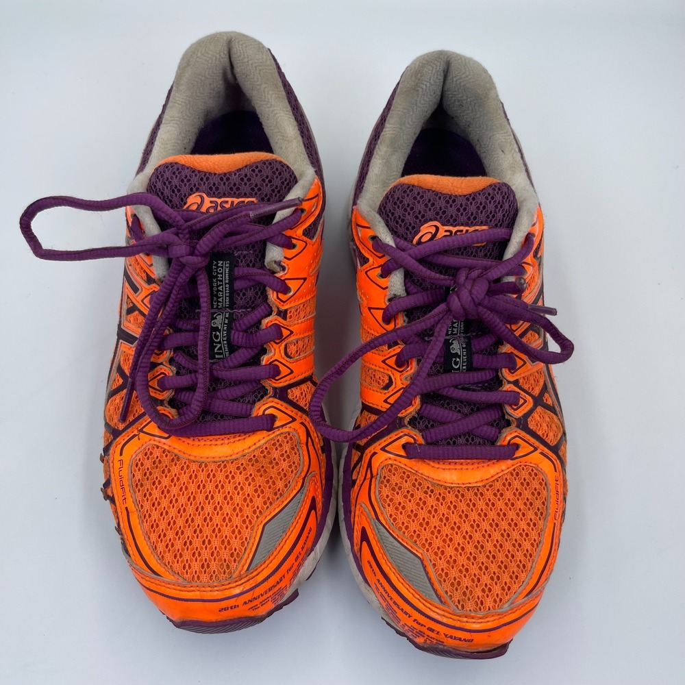 ASICS GEL-Kayano 20 NYC Marathon Women's Size 8 Orange Purple Running Shoes